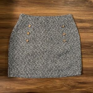 Shein Double Button Tweed Skirt size Medium